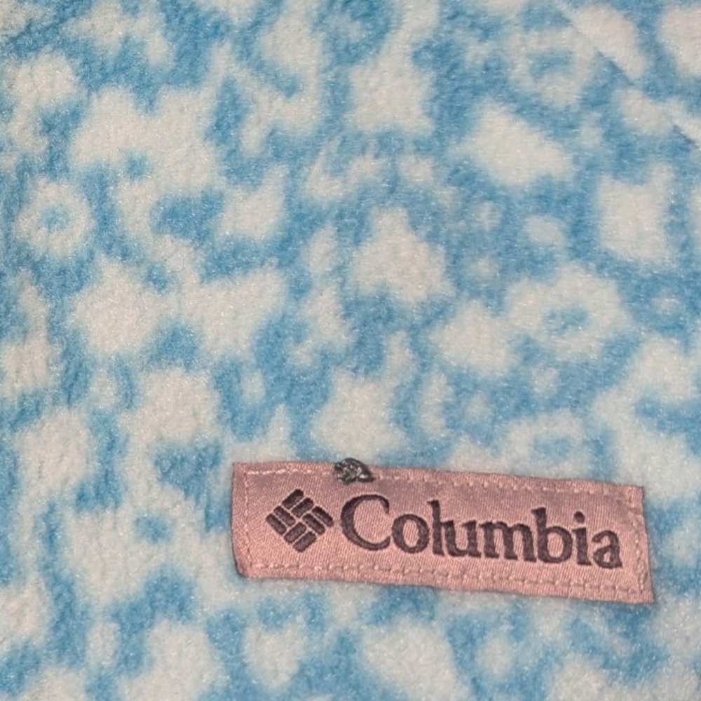Columbia Kid's Patterned Fleece Jacket Size Medium 10/12 - Picture 3 of 11